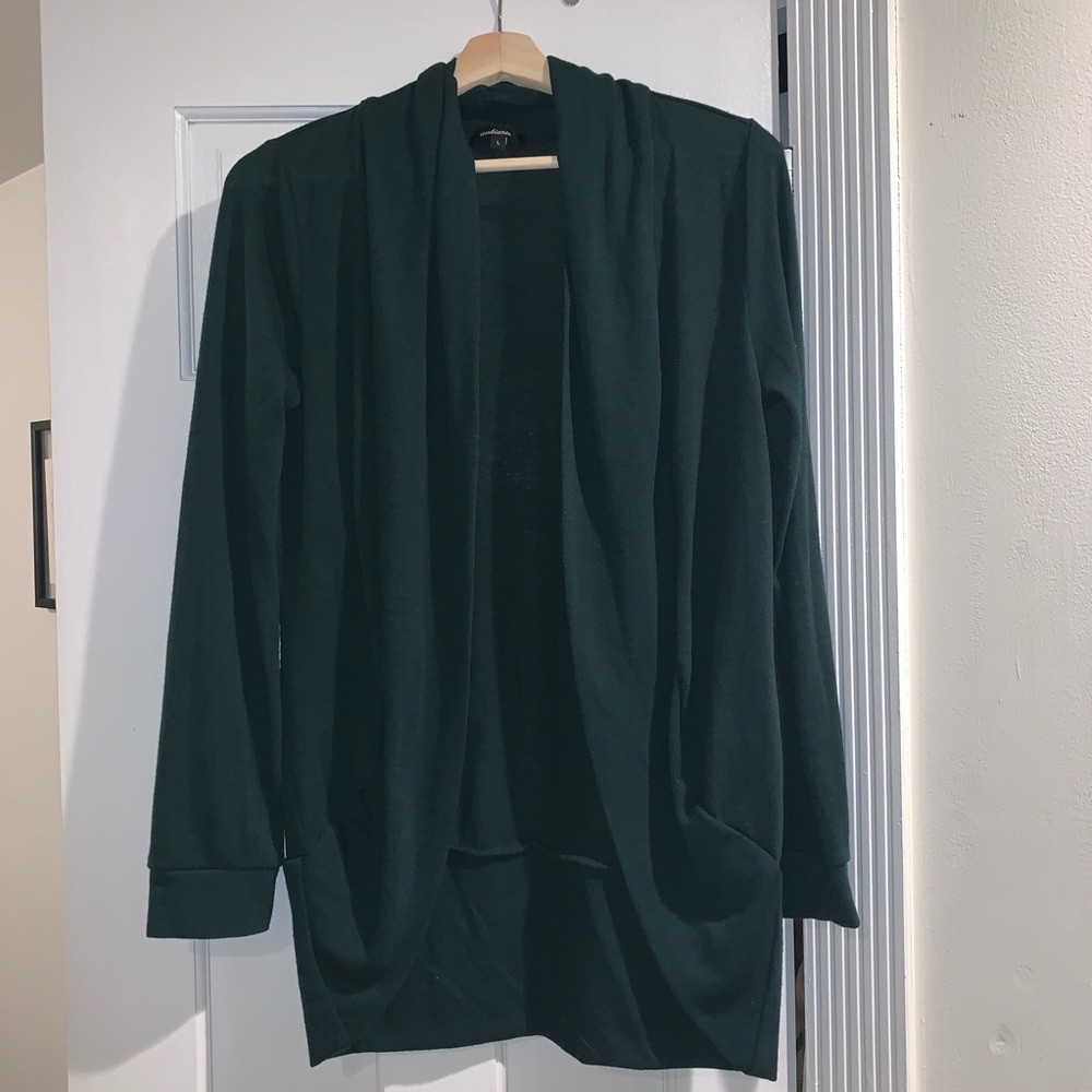 Shawl Open-Front Cardigan